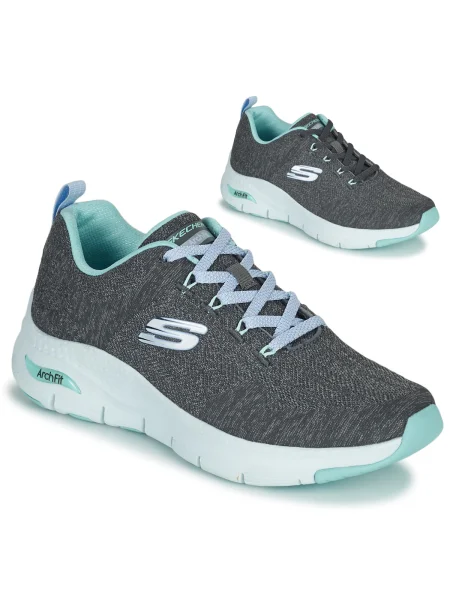 Pantofi Skechers gri