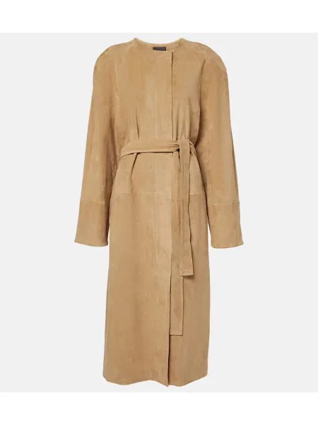 Trencz Stouls zamszowy beżowy