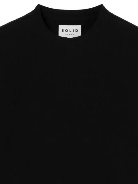Scurt tricou Solid Homme negru