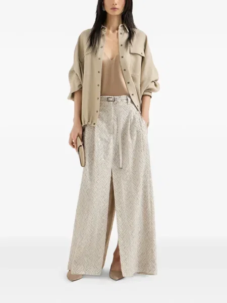 Cămașă Brunello Cucinelli din țesătură twill
