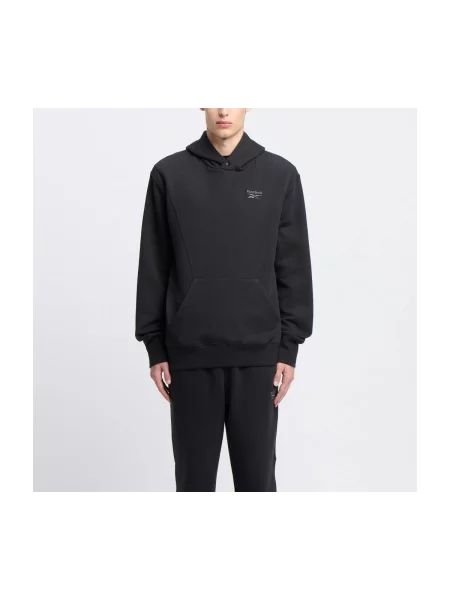 Majica s kapuljačom Reebok Sport crna