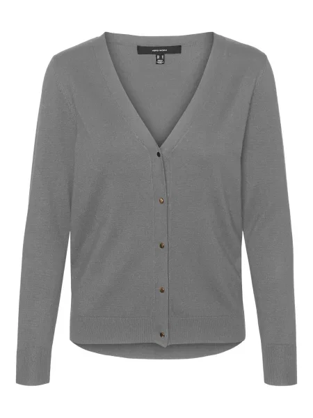 VERO MODA Geacă tricotată VMSILJE' gri