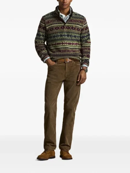 Șosete Polo Ralph Lauren cu buzunare aplicate stretch clasici maro
