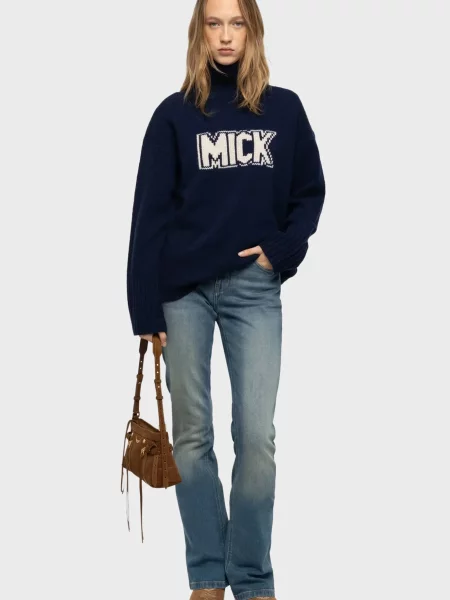 Шерстяной свитер Zadig&voltaire синий