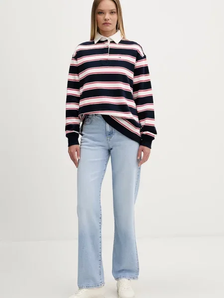Tommy Jeans straight kavbojke modra