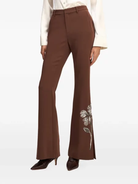Pantaloni Cinq A Sept evazate maro