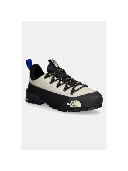 Lniane sneakersy The North Face beżowe