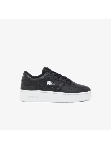 Кроссовки Lacoste на платформе черные