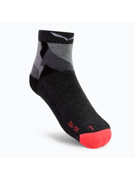 Șosete de trekking pentru femei Salewa Pedroc Camo AM QRT negru