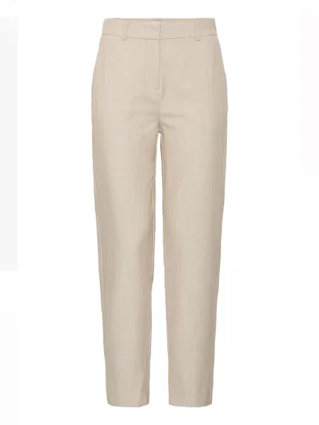 B.young Pantaloni Danta kitt alb