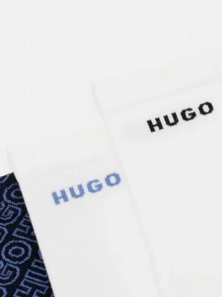 HUGO шкарпетки 3P QS LOGO AOP CC 3 шт.