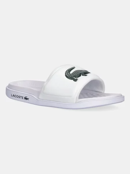 Klapki Lacoste białe