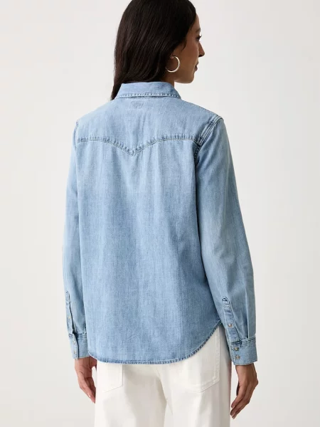 Levi's koszula jeansowa HERITAGE WESTERN DENIM niebieska