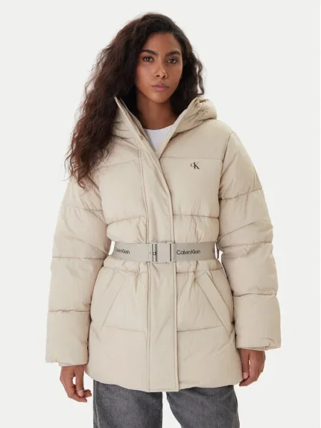 Calvin Klein Jeans Зимно яке бежов