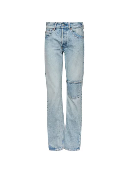 Blugi drepți Mm6 Maison Margiela albastru