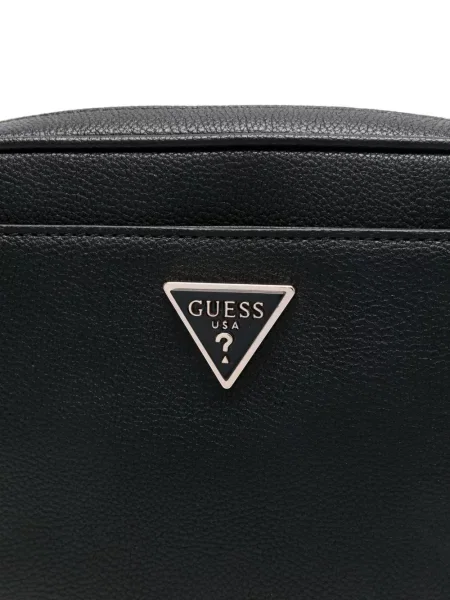 Κορμάκι Guess με αυτόγραφο μαύρο