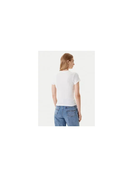 Pólóing Tommy Jeans autogrammal fehér
