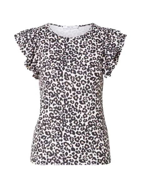ABOUT YOU Tricou Candy maro negru