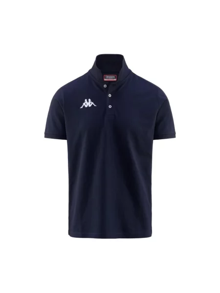 Koszulka polo Kappa na siłownię niebieska