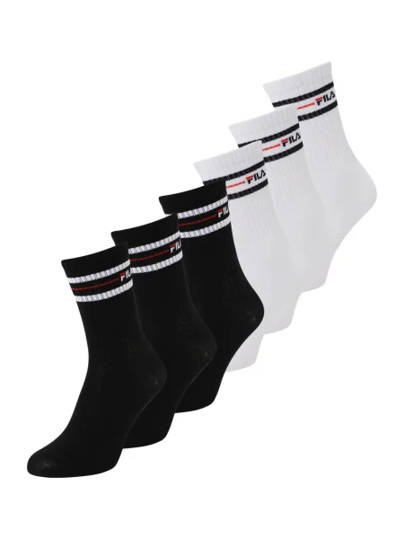 FILA Șosete roșu / negru alb