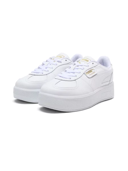 Sneakersy Palermo Elevata ze skóry białe