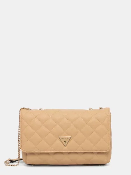 Τσάντα Guess μπεζ
