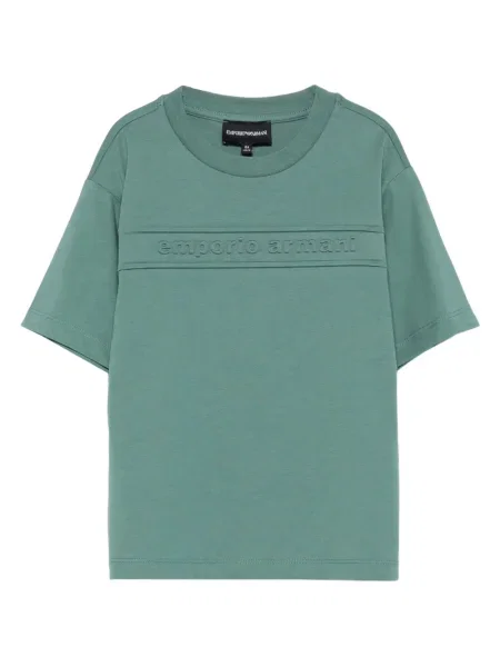 Koszulka dziecięca Emporio Armani zielona