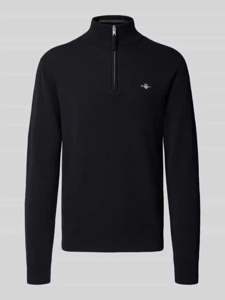 Sweter z czystej wełny Gant czarny