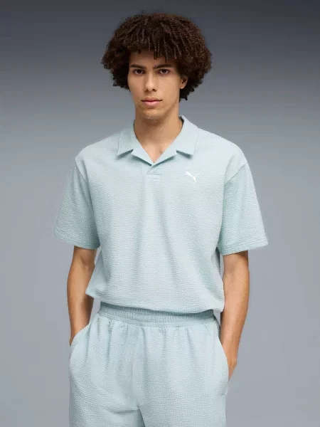 Поло Puma синее