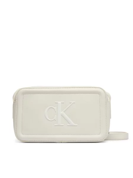 Calvin Klein Τσάντα Bold Ck Camera Bag λευκό