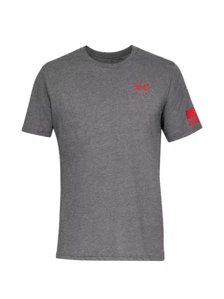 Tricou Under Armour cu imagine gri