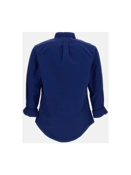 Koszula Polo Ralph Lauren z twillu niebieska