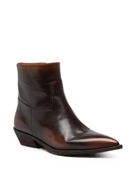 Botine Officine Creative din piele maro