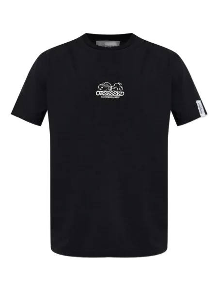 Tricou Iceberg cu broderie negru