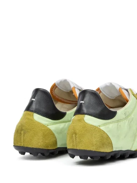Sneakerși Maison Margiela cu șireturi din dantelă verde