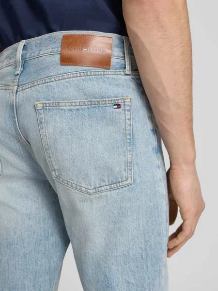 Jeansy o kroju regular fit z czystej bawełny model DOVER' Tommy Hilfiger