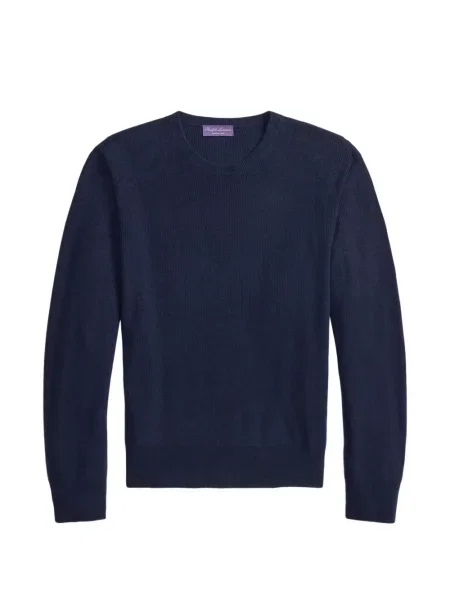 Pulover Ralph Lauren Purple Label din cașmir albastru