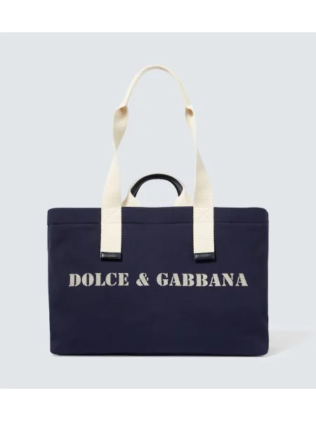 Geantă Dolce&gabbana din canvas albastru