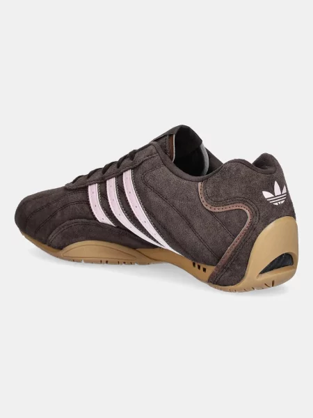 Kožené tenisky adidas Originals Adiracer LO hnědé