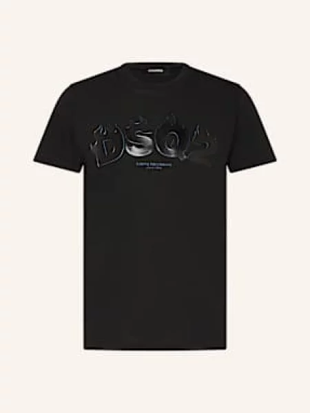 T-Shirt schwarz Dsquared2 czarna