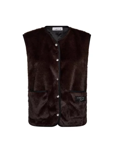 Kamizelka Haute L'amitié brązowa