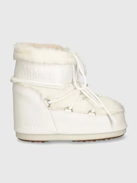 Зимові чоботи Moon Boot MB ICON LOW FAUX FUR білий