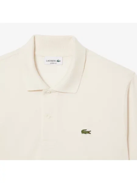 Lacoste Koszulka Polo Classic Fit Original Piqué beżowa