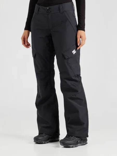 DC Shoes Sportinės kelnės NONCHALANT / balta juoda