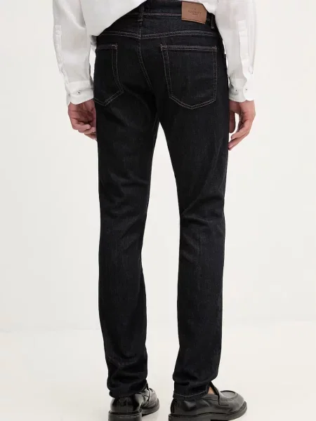 Hackett London jeansy granatowe