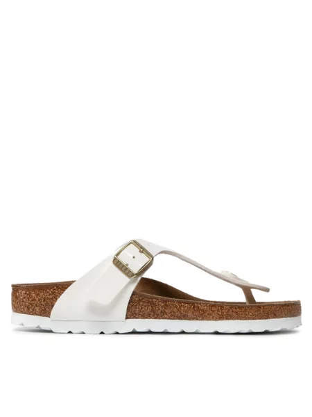 Papuci Birkenstock alb