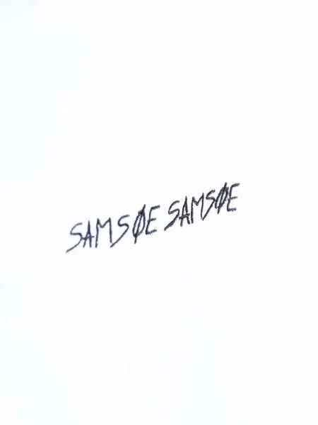 Tricou Samsøe Samsøe cu imagine alb