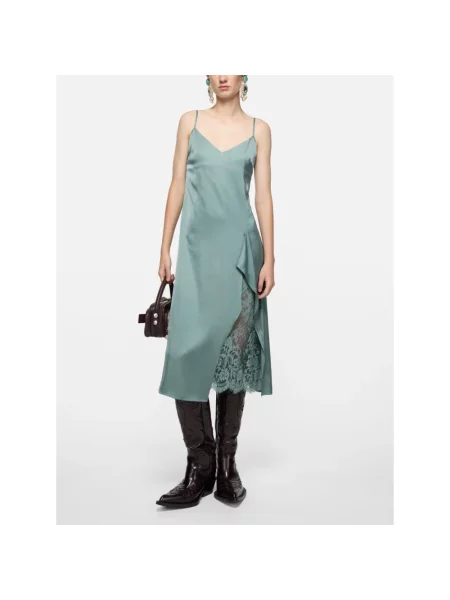 Sukienka Acne Studios zielona