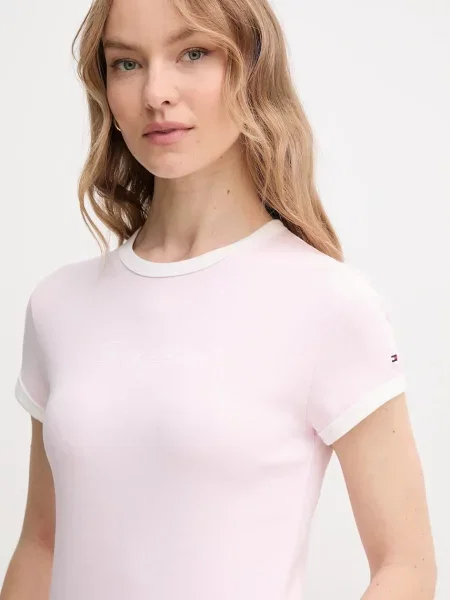 Tričko Tommy Hilfiger růžová