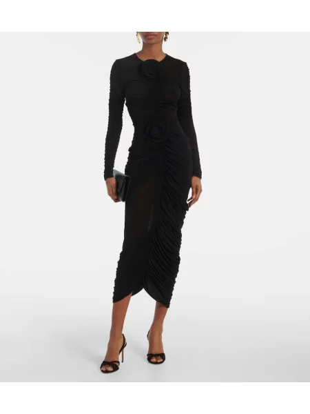 Sandale Aquazzura din piele de căprioară negru